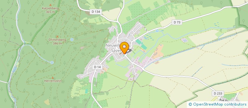 localisation de l'entreprise CAZEMAJOR  NEUWILLER-LES-SAVERNE