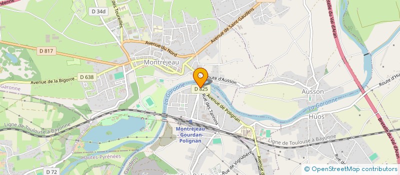 localisation de l'entreprise CAZEMAJOU  GOURDAN-POLIGNAN