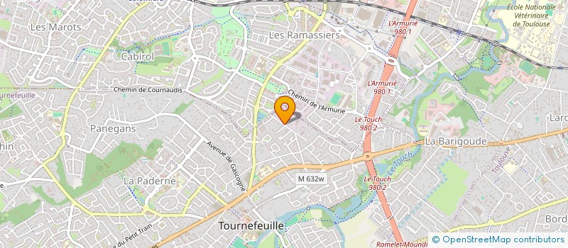 localisation de l'entreprise CAZENAVE ET FILS  TOURNEFEUILLE