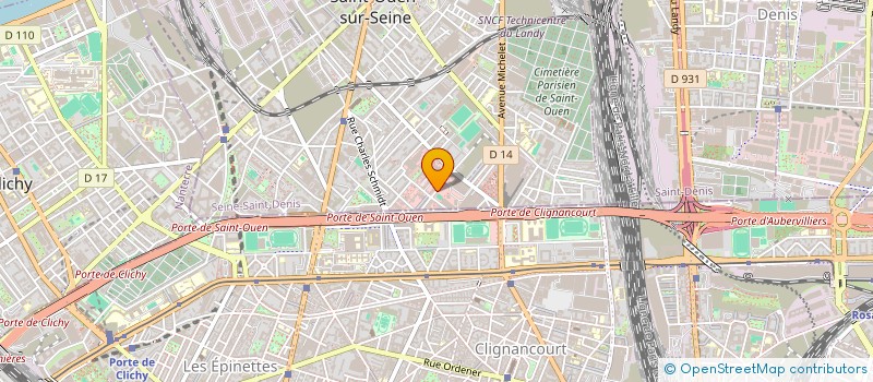 localisation de l'entreprise CAZENAVE SELLEM LUCBERT à SAINT-OUEN-SUR-SEINE