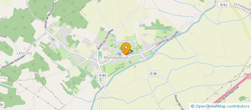 localisation de l'entreprise CAZENEUVE IMMO  MONDAVEZAN