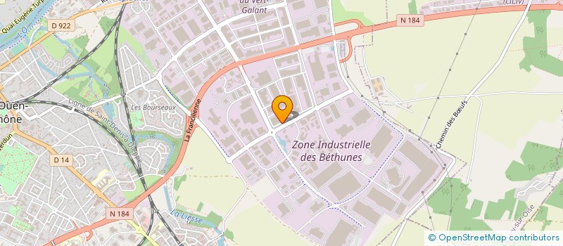 localisation de l'entreprise CAZEO à SAINT-OUEN-L'AUMONE