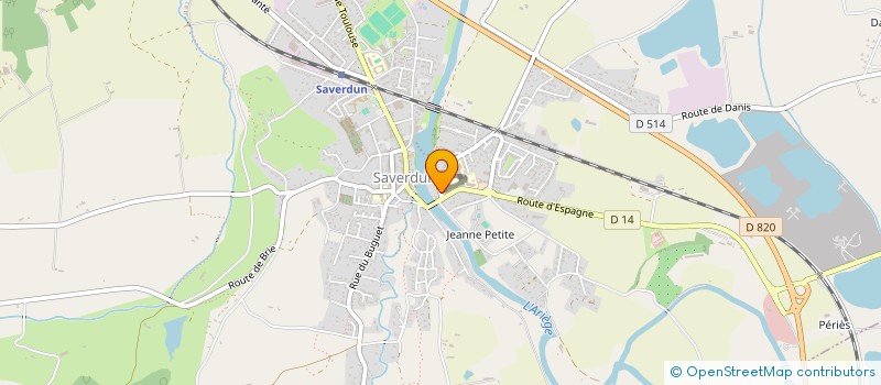 localisation de l'entreprise CAZES CLEANER 31 à SAVERDUN