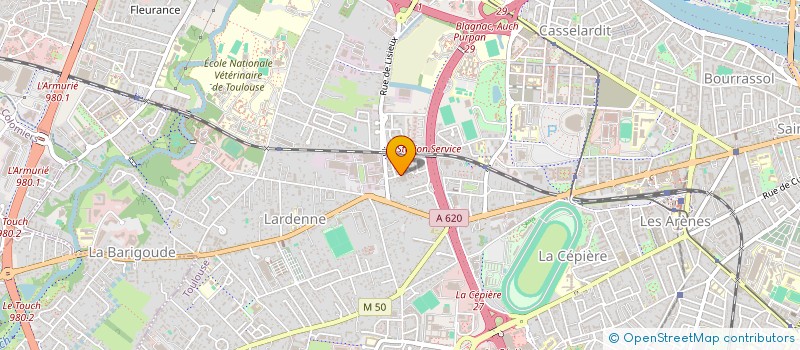 localisation de l'entreprise CAZES EXPRESS à TOULOUSE