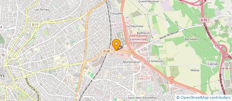 localisation de l'entreprise CAZES-GODDYN ET ASSOCIES à BEZIERS