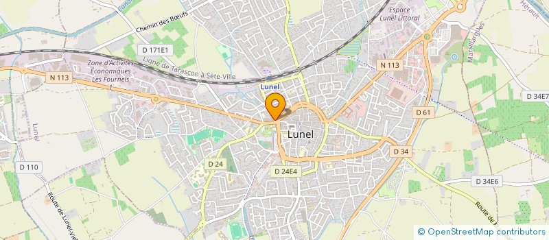localisation de l'entreprise CAZES GODDYN VIA DOMITIA à LUNEL