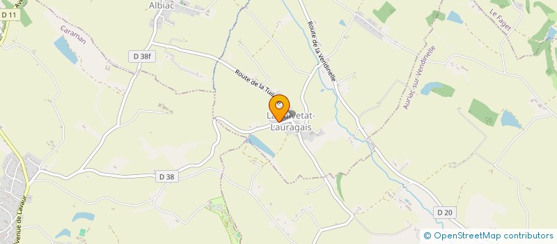 localisation de l'entreprise CAZEST à LA SALVETAT LAURAGAIS