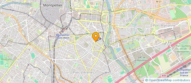 localisation de l'entreprise CAZET LEMAIRE INDIVISION à MONTPELLIER