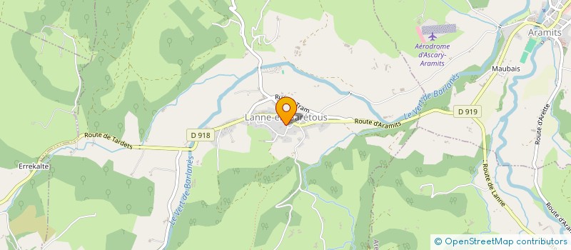 localisation de l'entreprise CAZETTE FRERES  LANNE-EN-BARETOUS