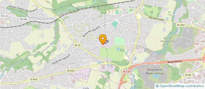 localisation de l'entreprise CAZEVAL01  PIBRAC