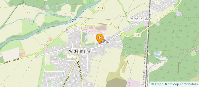 localisation de l'entreprise CAZICAR  WITTELSHEIM