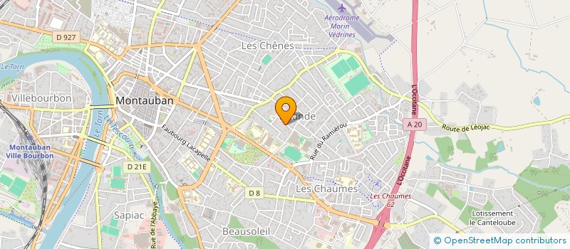 localisation de l'entreprise CAZILHAC TROIVILLE  MONTAUBAN