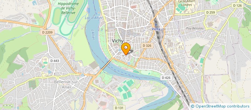 localisation de l'entreprise CAZILHEC à VICHY