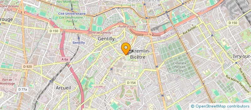 localisation de l'entreprise CAZIMMO  LE KREMLIN-BICETRE