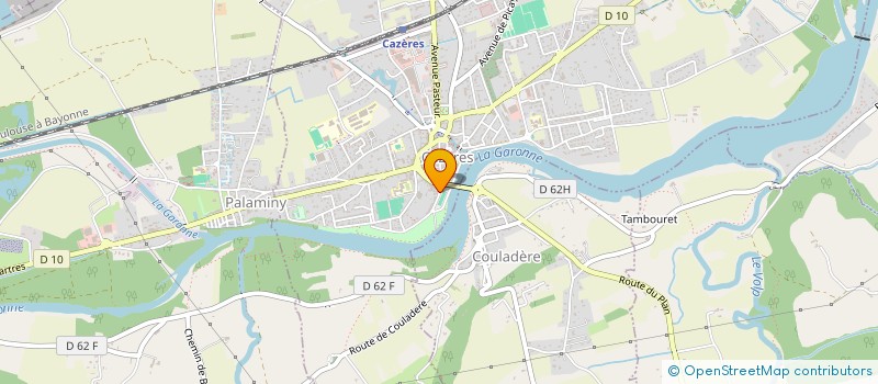 localisation de l'entreprise CAZIMMO  CAZERES