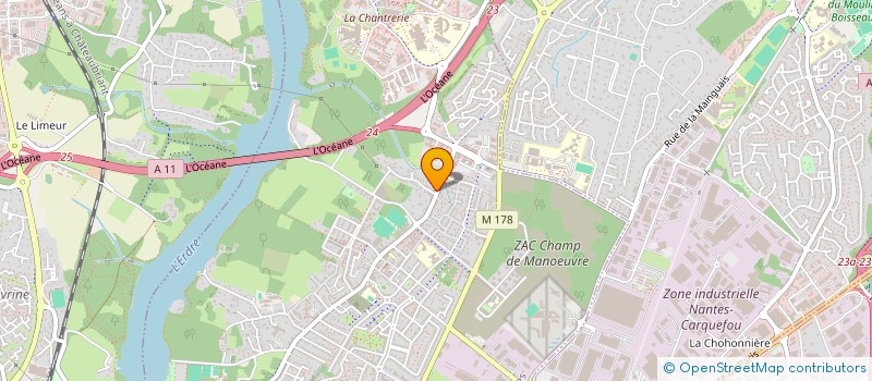 localisation de l'entreprise CAZIN TEXIER  NANTES