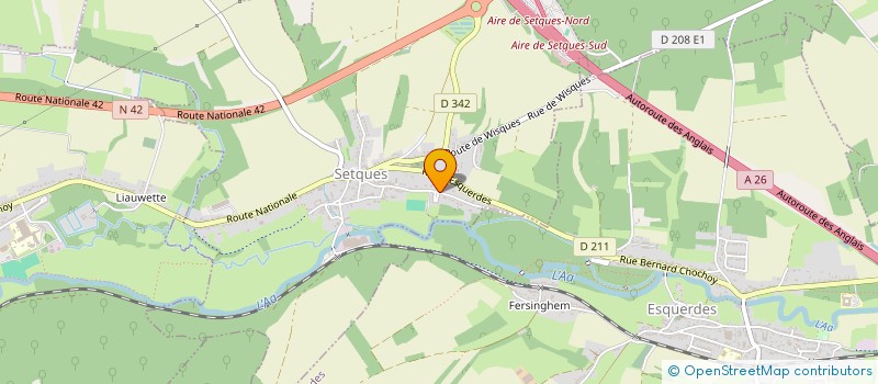 localisation de l'entreprise CAZINEO  SETQUES