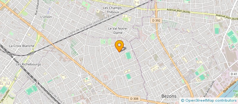 localisation de l'entreprise CAZINVEST  HOUILLES