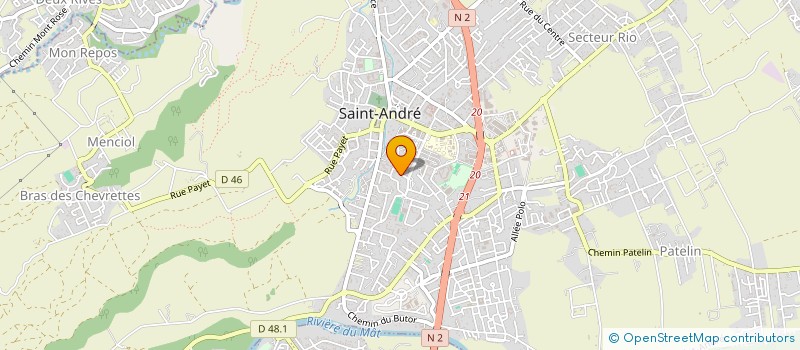 localisation de l'entreprise CAZO à SAINT-ANDRE