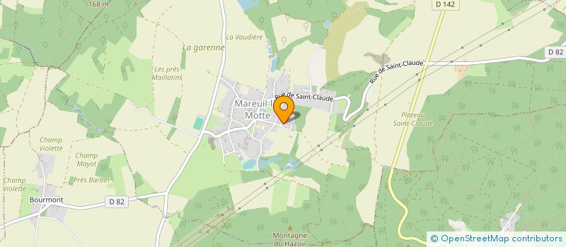 localisation de l'entreprise CAZORLA STEPHANIE  MAREUIL-LA-MOTTE