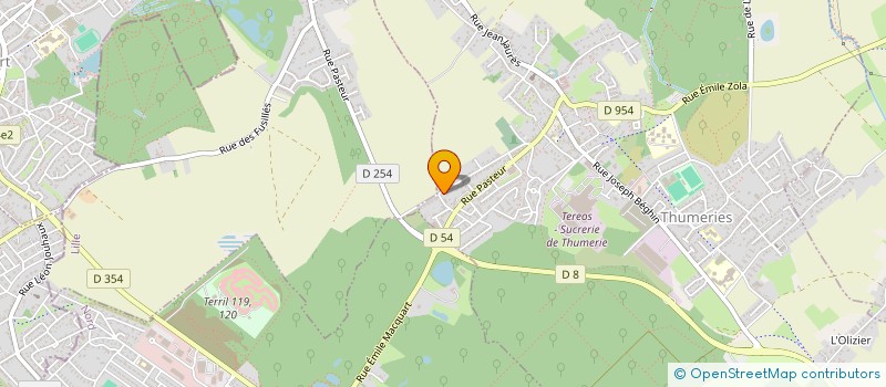 localisation de l'entreprise CAZOTOM  THUMERIES