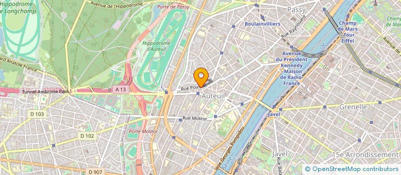 localisation de l'entreprise CAZOULETTE  PARIS