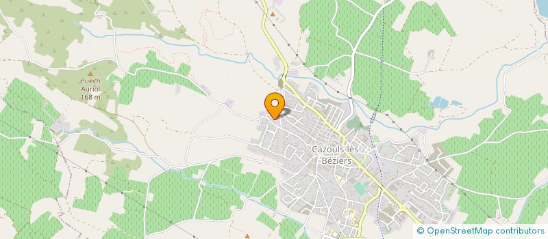 localisation de l'entreprise CAZOULS VOLLEY BALL  CAZOULS-LES-BEZIERS