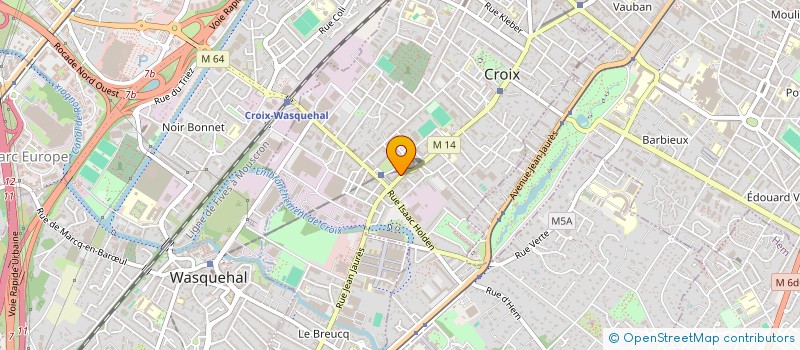 localisation de l'entreprise CAZUDE à CROIX