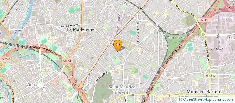 localisation de l'entreprise CAZUS CORPORATION à LILLE