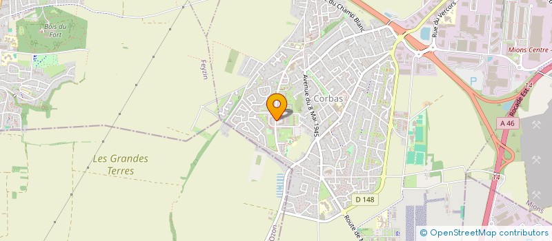 localisation de l'entreprise CAZZ à CORBAS