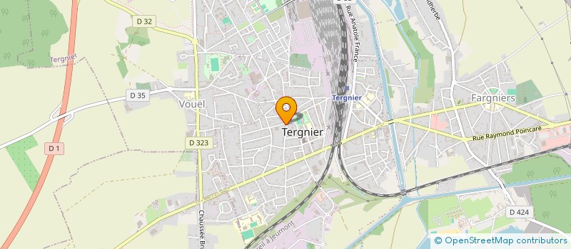 localisation de l'entreprise CB+02  TERGNIER