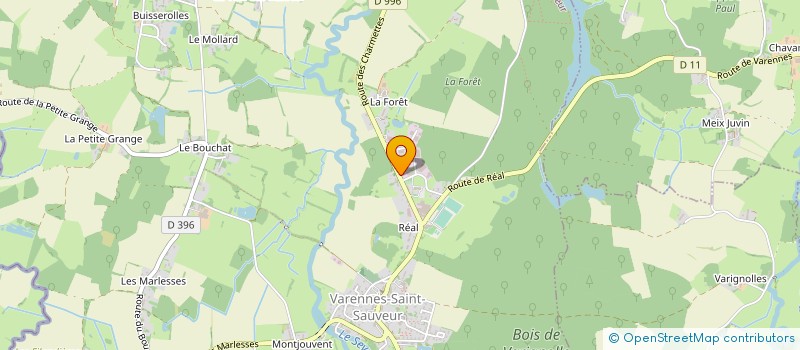 localisation de l'entreprise CB-2M à VARENNES-SAINT-SAUVEUR