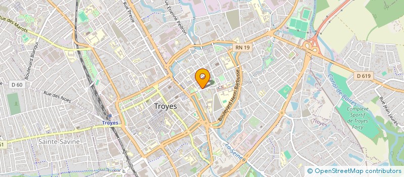 localisation de l'entreprise CB 3 à TROYES