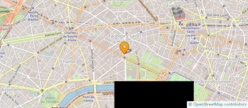 localisation de l'entreprise CB à PARIS