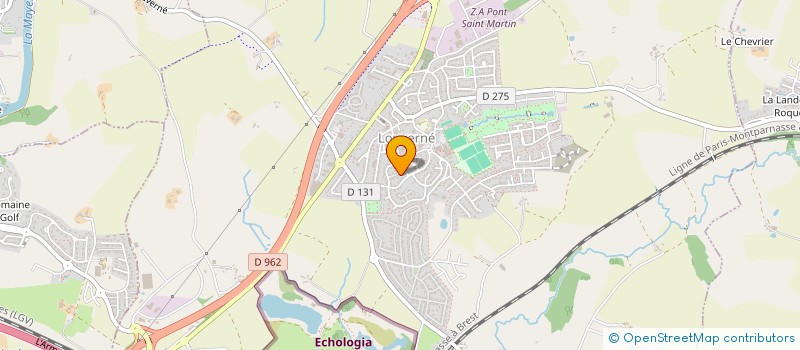 localisation de l'entreprise CB 53 CONSULTING à LOUVERNE