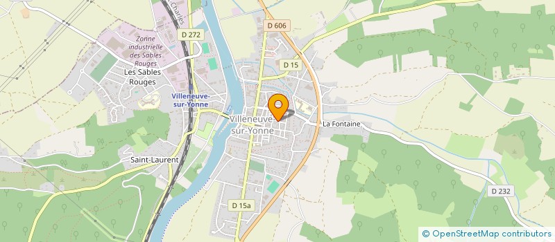localisation de l'entreprise CB à JOIGNY