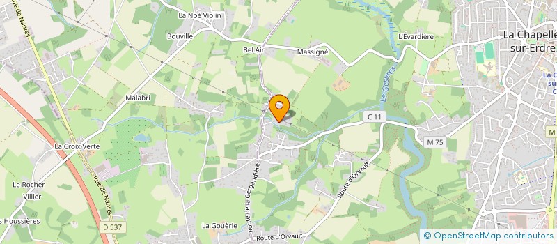 localisation de l'entreprise CB à LA CHAPELLE-SUR-ERDRE