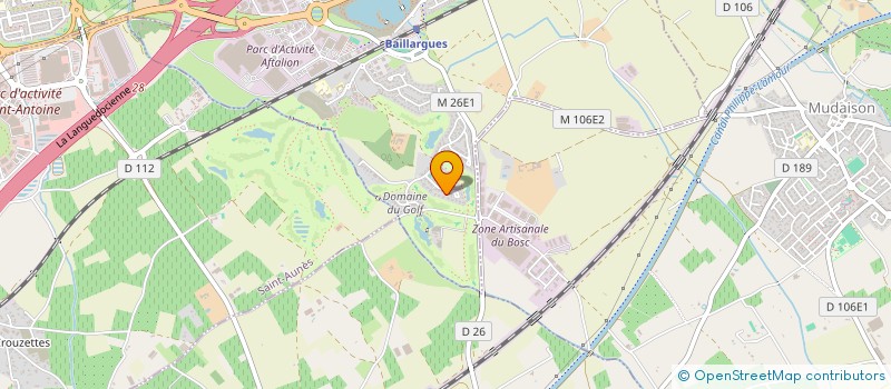 localisation de l'entreprise CB ASSOCIES à BAILLARGUES