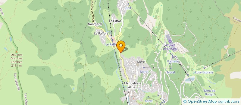 localisation de l'entreprise CB AU CARRE  LES ALLUES