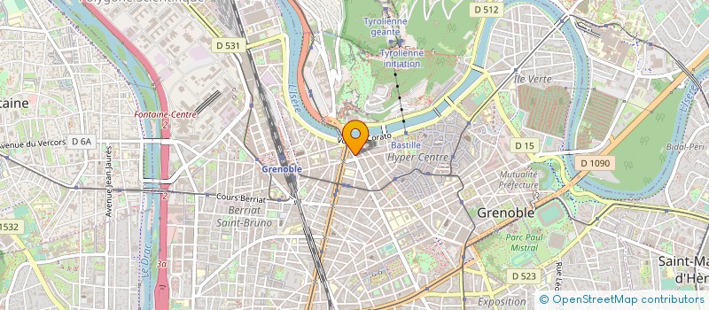 localisation de l'entreprise CB AUTO à GRENOBLE