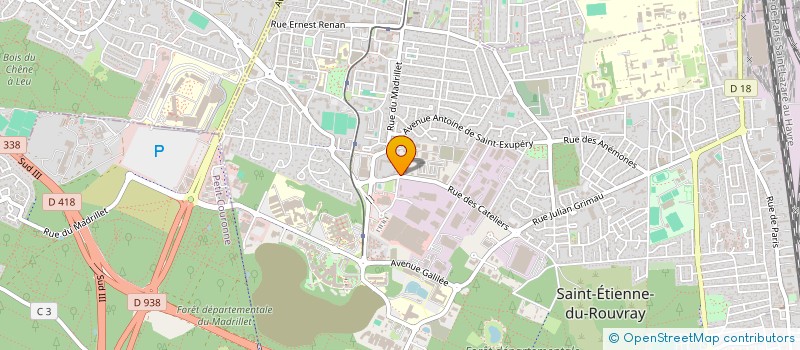 localisation de l'entreprise CB BATI  SAINT-ETIENNE-DU-ROUVRAY