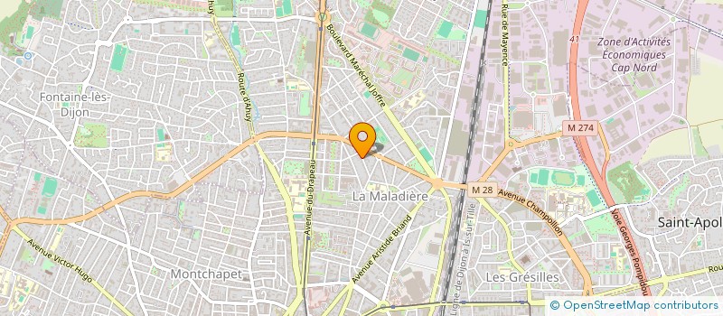 localisation de l'entreprise CB BIOINNOV  DIJON