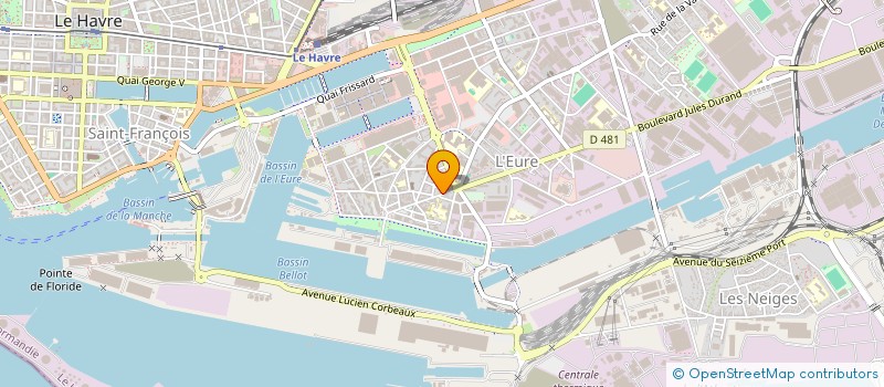 localisation de l'entreprise CB BTP à LE HAVRE