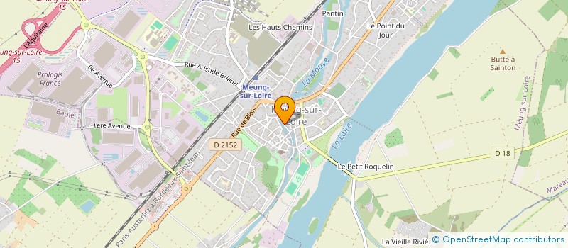 localisation de l'entreprise CB-CAMUS  MEUNG-SUR-LOIRE