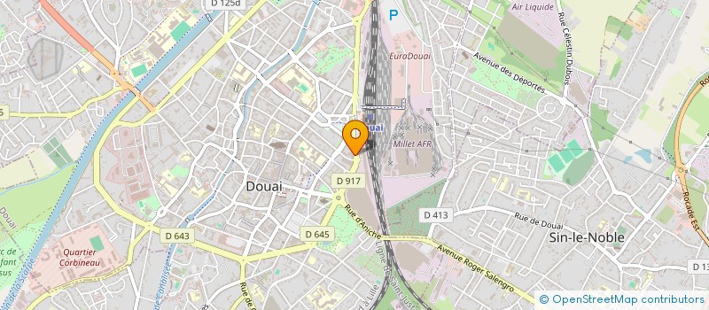 localisation de l'entreprise CB CARPE DIEM à DOUAI