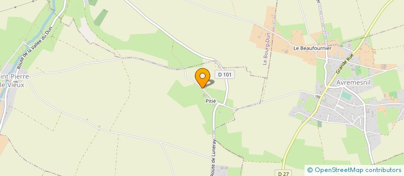 localisation de l'entreprise CB COIFFURE ONGLERIE  SAINT-PIERRE-LE-VIEUX