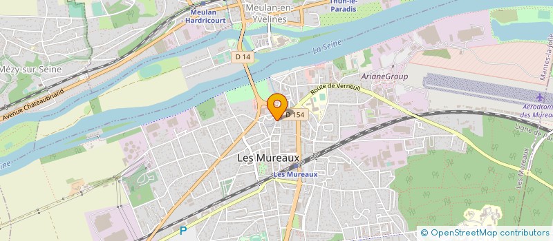 localisation de l'entreprise CB COIFFURE SARL à LES MUREAUX