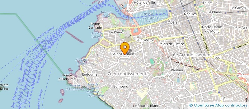 localisation de l'entreprise CB COMPANY à MARSEILLE