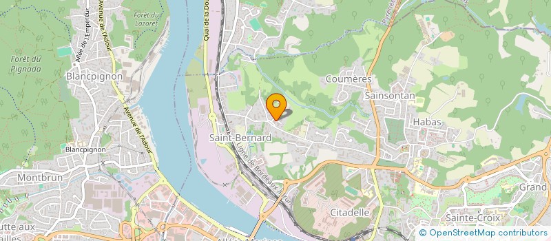 localisation de l'entreprise CB CONCEPT à BAYONNE