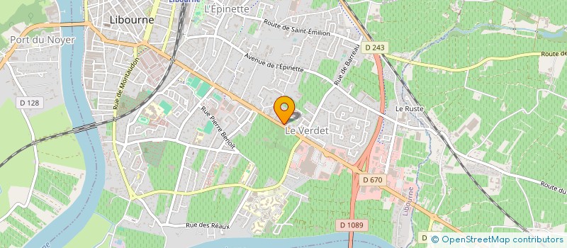 localisation de l'entreprise CB CONCEPT  LIBOURNE